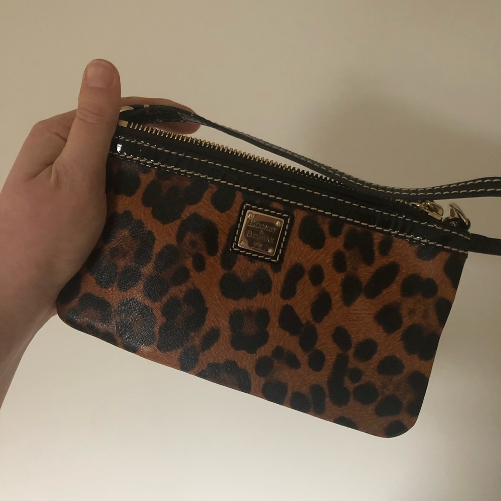 Dooney & Bourke cheetah wristlet